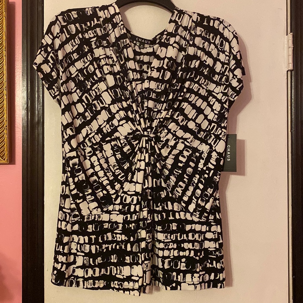 Black and White Dress Shirt
